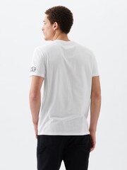 Gap White Disney Dad Graphic Short Sleeve T-Shirt - Image 2 of 4