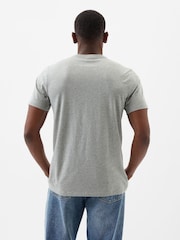 Gap Grey Everyday Logo 100% Cotton Crew Neck Short Sleeve T-Shirt - Image 2 of 6