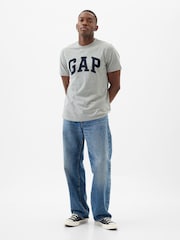 Gap Grey Everyday Logo 100% Cotton Crew Neck Short Sleeve T-Shirt - Image 3 of 6
