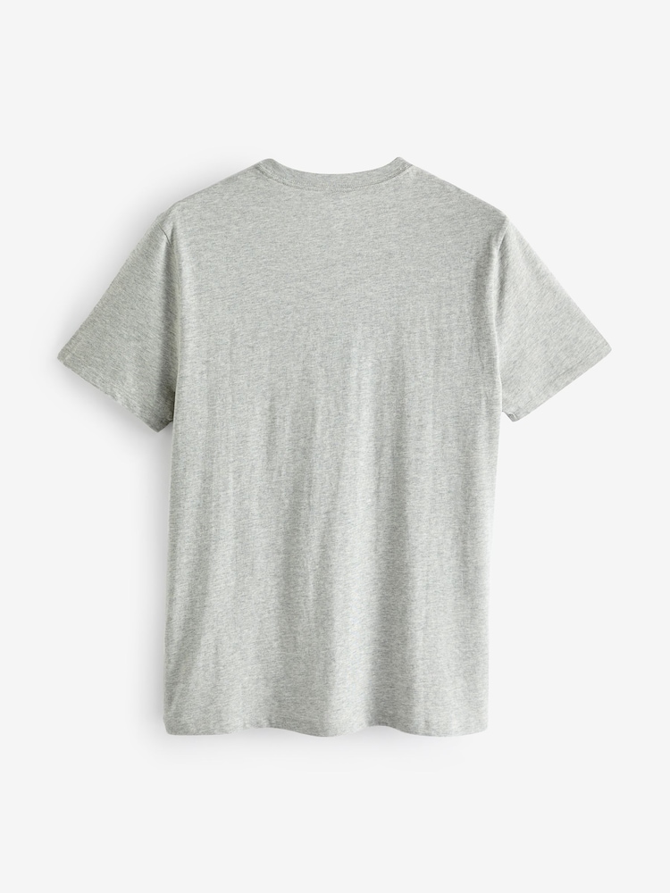 Grijs - Gap - Everyday - 100% Katoenen T-shirt met logo, ronde hals en korte mouwen - Image 5 of 6