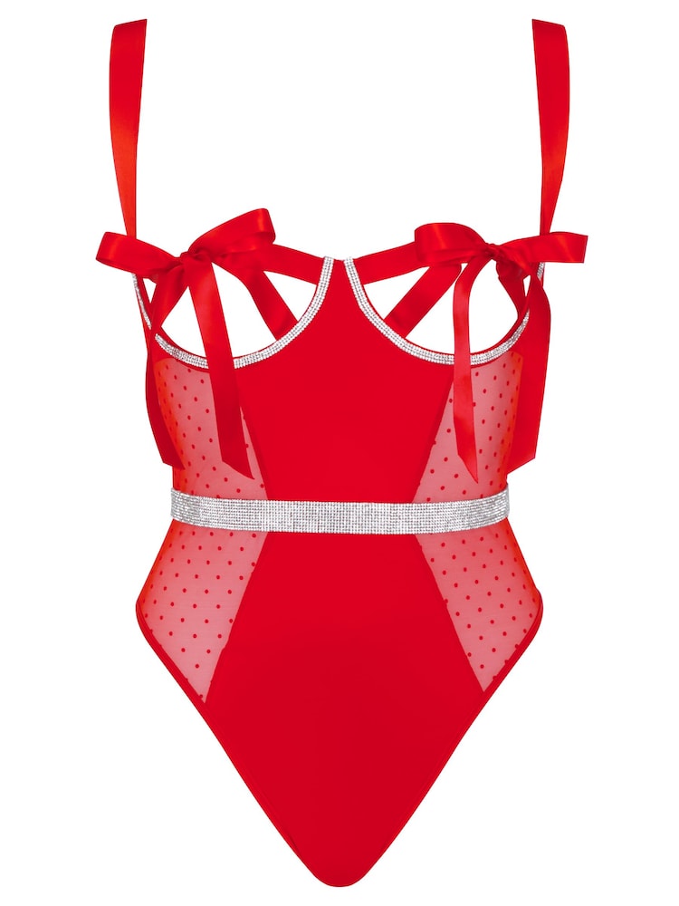 Ann Summers Red Unwrap Me Luxe Diamanté Body - Image 4 of 4