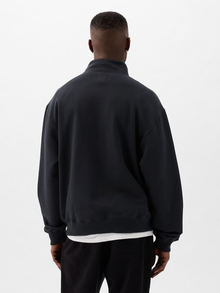 Gap Black Heavyweight  Arch Logo Pullover - Image 2 of 4