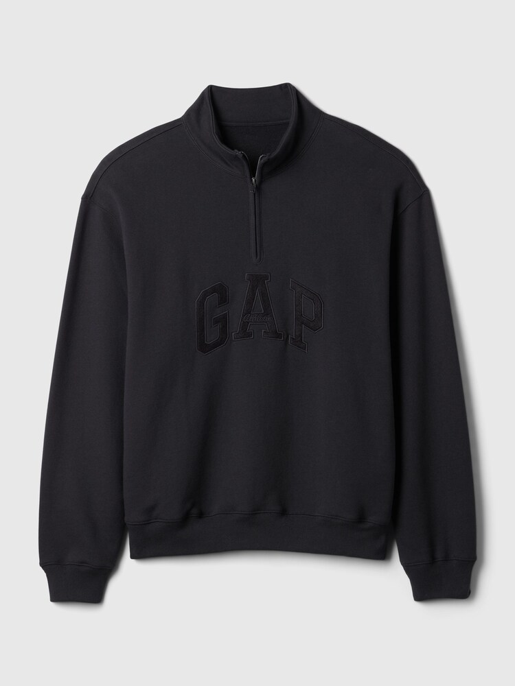 Gap Black Heavyweight  Arch Logo Pullover - Image 4 of 4