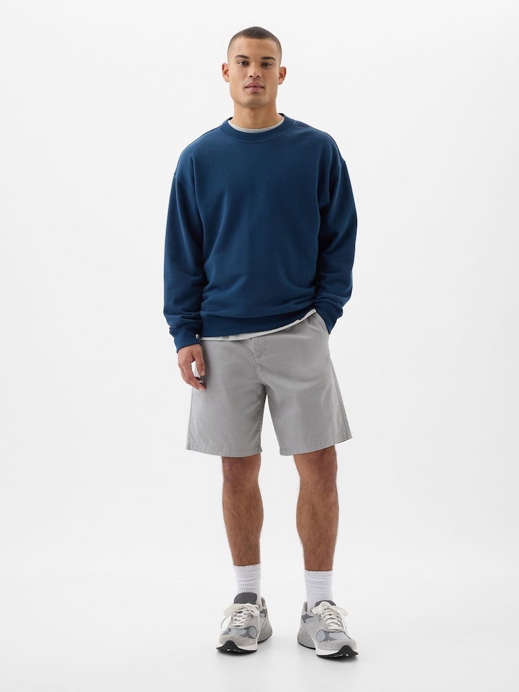 Gap Grey Long Length 9' Chino Shorts - Image 1 of 4