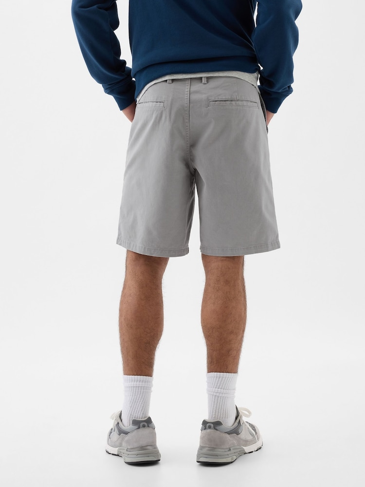Gap Grey Long Length 9' Chino Shorts - Image 2 of 4