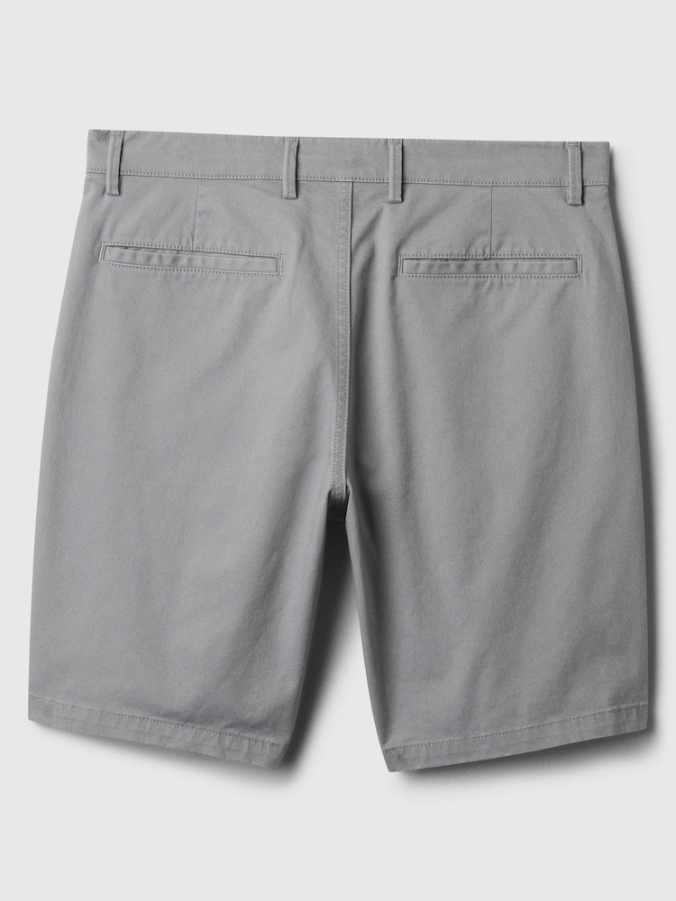 Gap Grey Long Length 9' Chino Shorts - Image 4 of 4
