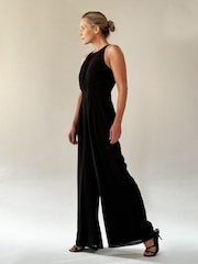 Religion Black Crew Wide Leg Halterneck Jumpsuit - Image 5 of 5