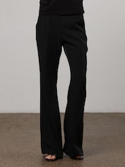 Religion Black Pinstriped Eide Leg Sharp Trousers - Image 5 of 8