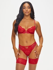 Ann Summers Red The Icon Sequin Brazilian Knickers - Image 1 of 5