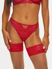 Ann Summers Red The Icon Sequin Brazilian Knickers - Image 3 of 5