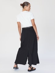 Religion Black Tailored Maxi Skirt With Pockets And Splits - Image 4 of 7