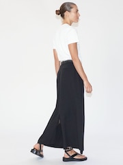 Religion Black Tailored Maxi Skirt With Pockets And Splits - Image 5 of 7