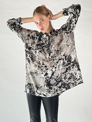 Religion Natural Oversized Constellation Tunic Top - Image 1 of 6