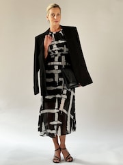 Religion Natural Halterneck Destiny Midi Dress In Beautiful Prints - Image 1 of 6