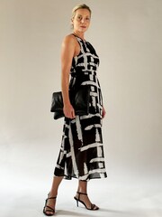 Religion Natural Halterneck Destiny Midi Dress In Beautiful Prints - Image 3 of 6