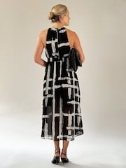 Religion Natural Halterneck Destiny Midi Dress In Beautiful Prints - Image 4 of 6