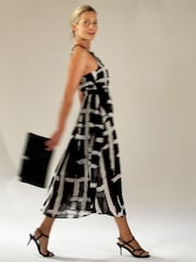 Religion Natural Halterneck Destiny Midi Dress In Beautiful Prints - Image 6 of 6