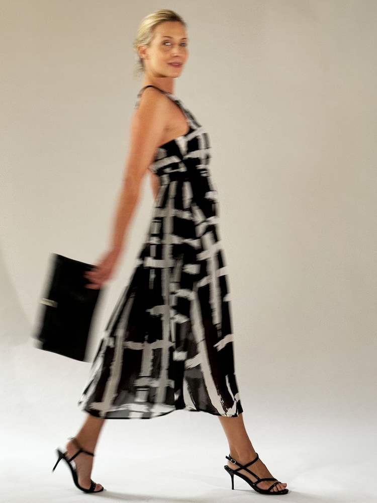 Religion Natural Halterneck Destiny Midi Dress In Beautiful Prints - Image 6 of 6