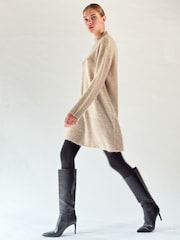 Religion Nude Oversized Lux Knitted Tunic Dress With High Neck - Image 2 of 7