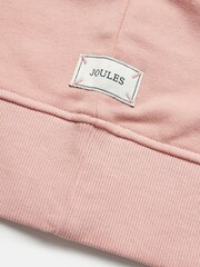 Joules Kids' Sundaze Pink Crew Neck Slogan Sweatshirt - Image 5 of 6