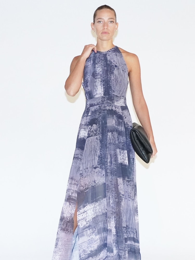Religion Black Halterneck Maxi Dress In Beautiful Prints - Image 6 of 6