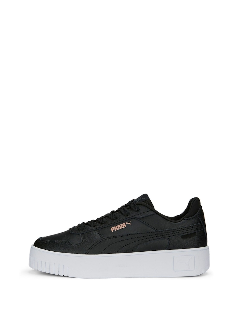 Puma Black Womens Carina Street Trainers - Image 2 of 6
