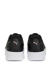 Puma Black Womens Carina Street Trainers - Image 4 of 6