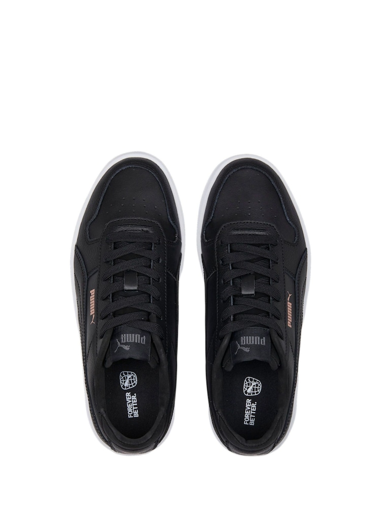 Puma Black Womens Carina Street Trainers - Image 6 of 6