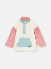Joules Детский искусственный мех флис Always Cosy Quarter Zip - Изображение 1 из 4
