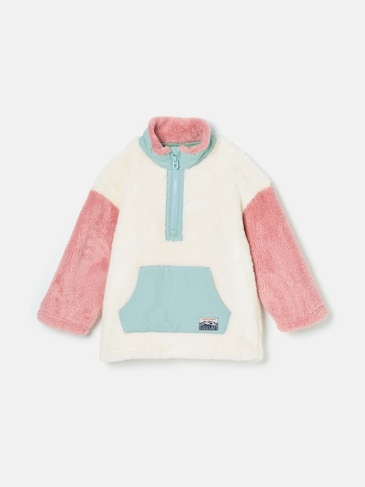 Joules Always Cosy Borg-Fleece mit Viertelreißverschluss für Kinder - Bild 1 von 4 Joules Always Cosy Borg-Fleece mit Viertelreißverschluss für Kinder - Bild 1 von 4