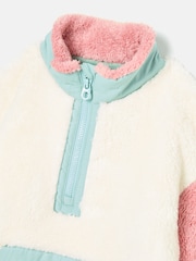 Joules Детский искусственный мех флис Always Cosy Quarter Zip - Изображение 3 из 4