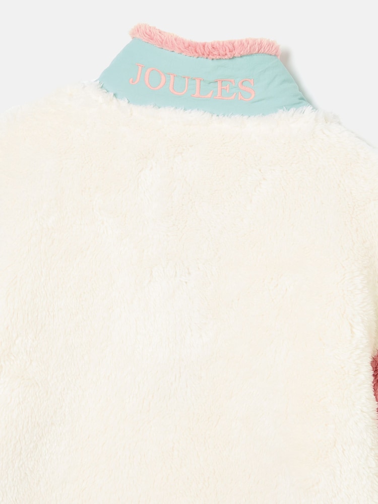 Joules Детский искусственный мех флис Always Cosy Quarter Zip - Изображение 4 из 4