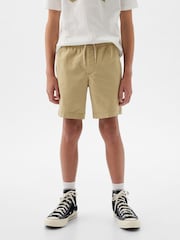 Gap Beige Cotton Twill Easy Pull On Short (4-13yrs) - Image 1 of 1