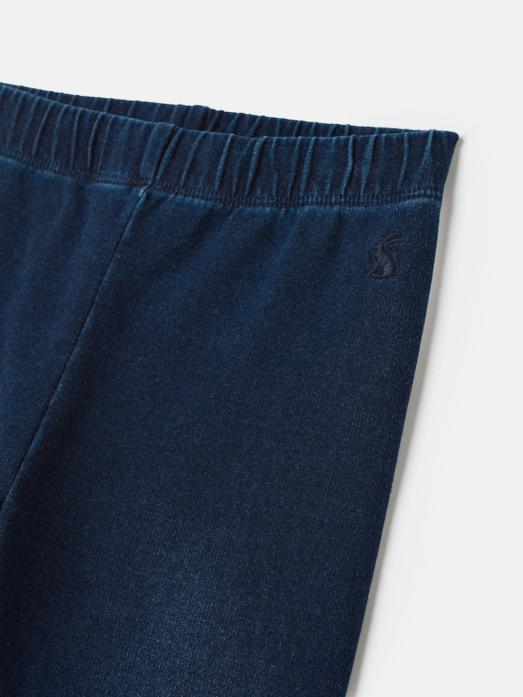 Dunkelblaue Waschung - Joules Trot Jodhpur Mädchen-Leggings aus Jersey-Denim - Bild 4 von 4 Dunkelblaue Waschung - Joules Trot Jodhpur Mädchen-Leggings aus Jersey-Denim - Bild 4 von 4