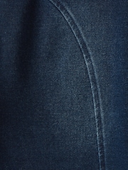 Joules Girls' Trot Dark Wash Blue Jersey Denim Jodphur-Style Leggings - Image 5 of 6