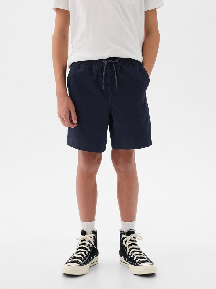 Gap Navy Blue Cotton Twill Easy Pull On Short (4-13yrs) - Image 1 of 1