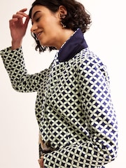 Boden Blue Marylebone Printed Blazer - Image 4 of 6