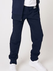 Gap Navy Blue Vintage Logo Fleece-Lined Joggers (4-13yrs) - Image 1 of 8