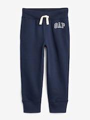 Gap Navy Blue Vintage Logo Fleece-Lined Joggers (4-13yrs) - Image 6 of 8