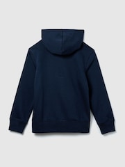 Синий - Худи на молнии с логотипом Gap (4-13лет) - Image 8 of 8