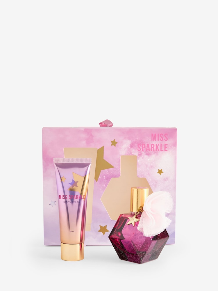 Kids Miss Sparkle 50ml Light Perfume and Body Wash Gift Set - Image 6 of 6