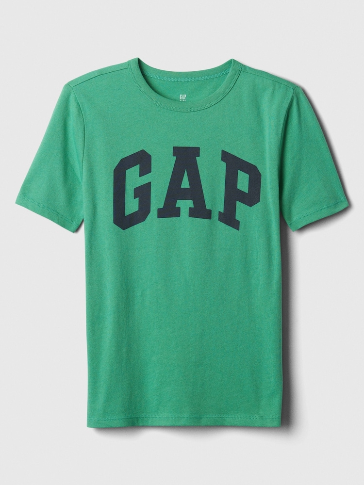 Gap Green Crew Neck Logo Short Sleeve T-Shirt - Image 1 of 1