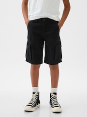 Gap Black Cargo Shorts (5-13yrs) - Image 1 of 5