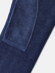 Joules Girls' Giddy Up Navy Blue Stretch Cord Legging - Image 2 of 4