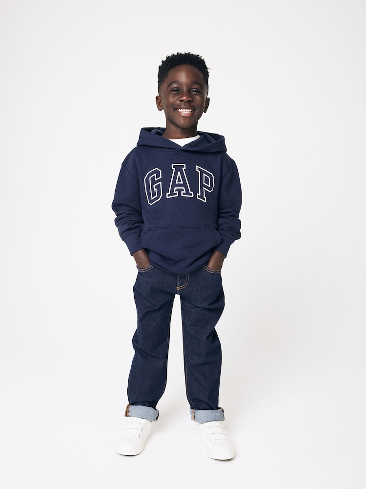 Gap Navy Blue Logo Hoodie (4-13yrs) - Image 2 of 13