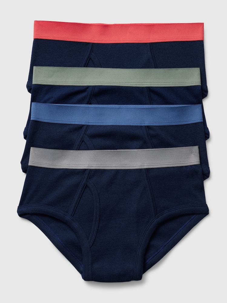 Blau - Gap Slips aus Biobaumwolle im 4er-Pack (4–12 Jahre) - Bild 1 von 1 Blau - Gap Slips aus Biobaumwolle im 4er-Pack (4–12 Jahre) - Bild 1 von 1