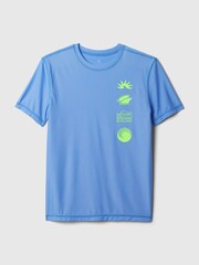Gap Blue Short Sleeve Rash Vest (4-13yrs) - Image 1 of 1