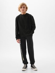 Gap Black 1969 Logo Pull On Joggers (4-13yrs) - Image 3 of 4