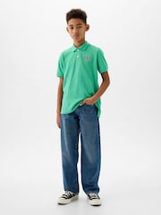 Gap Green Logo Short Sleeve Polo Shirt (4-13yrs) - Image 3 of 4
