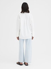 4th & Reckless White Large Bruni Cuff Classic Shirt - Image 3 of 4